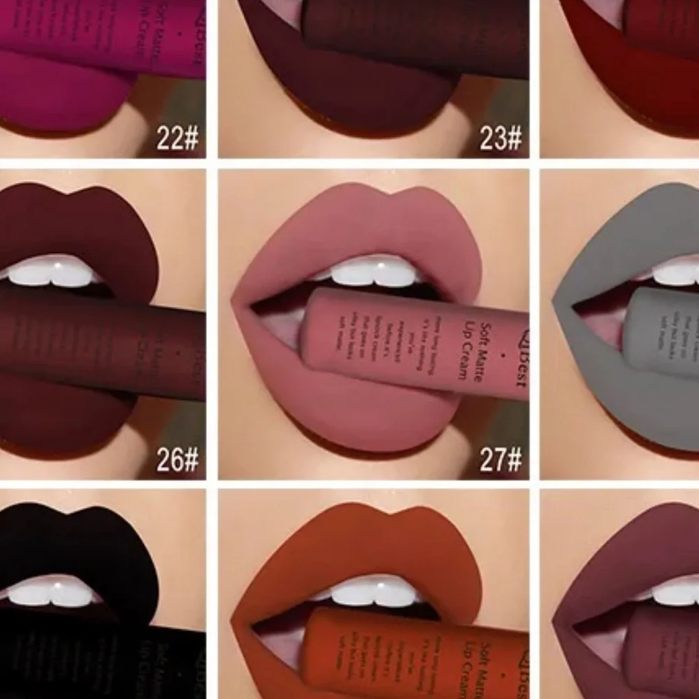 QiBest Soft‎ Matte Lip Cream Color #27 NEW